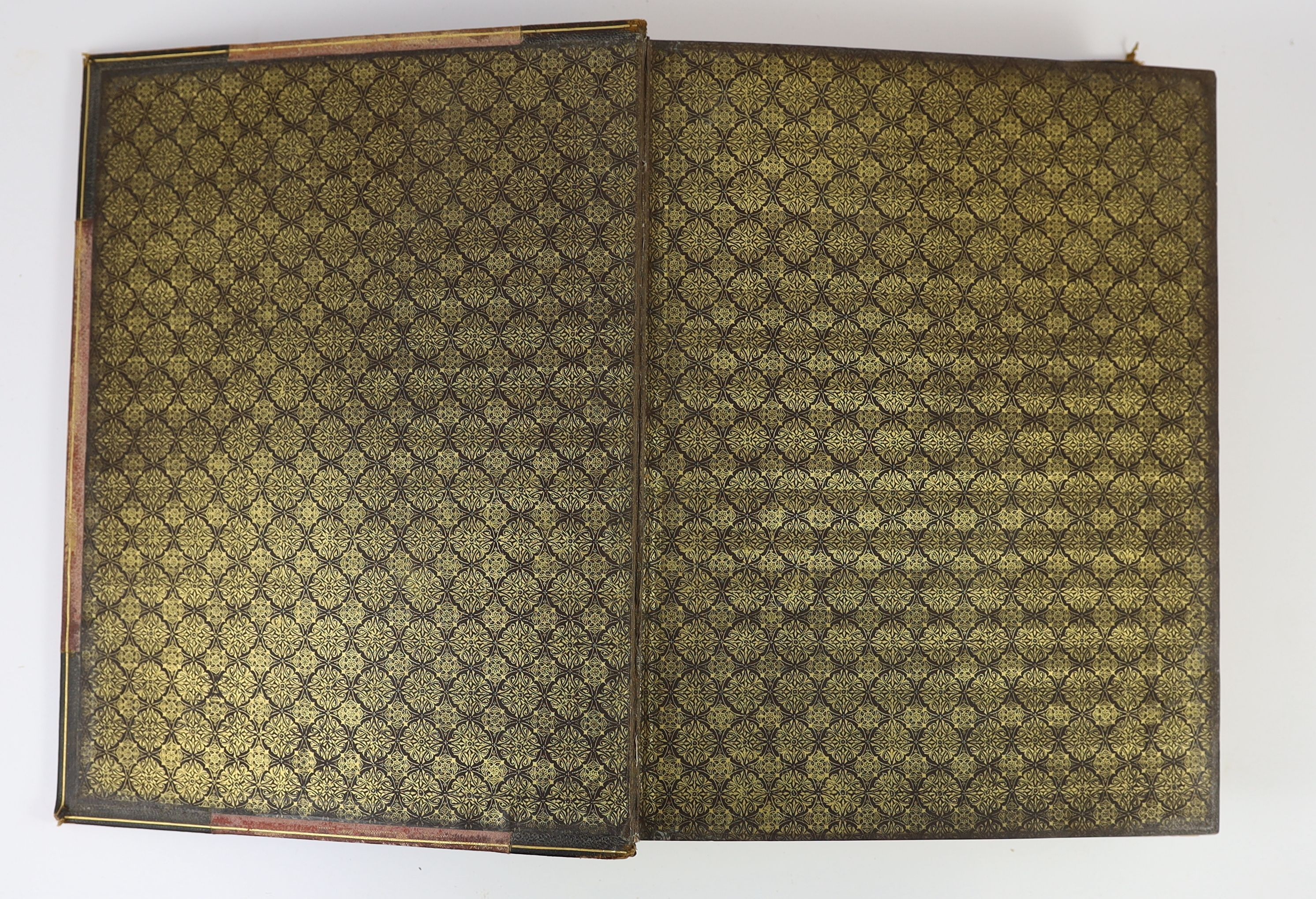 Bryant, William Cullen (editor) - Picturesque America; or, The Land we Live In, vol. 1 only (of 2) 4to, original half morocco, worn and torn, New York, [1872-74] and Select Views in London, 2 vols in 1, 4to, half morocco